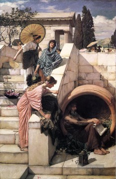Diogenes griechischer weiblicher John William Waterhouse Ölgemälde